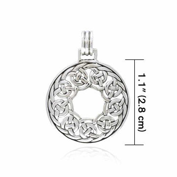 Celtic Knotwork Silver Pendant TPD3724 - Jewelry